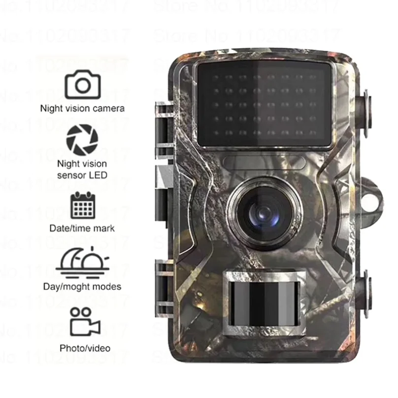 

Wildlife Trail Cameras 16MP 1080P Infrared Night Vision Wild Camera Waterproof Outdoor Motion Activated Tracking Photo