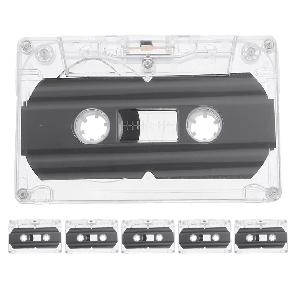 

6pcs Standard Cassette Blank Audio Tapes DIY Empty Cassette Tape 30-minute Music Recording For Minutes Magnetic Audio Record