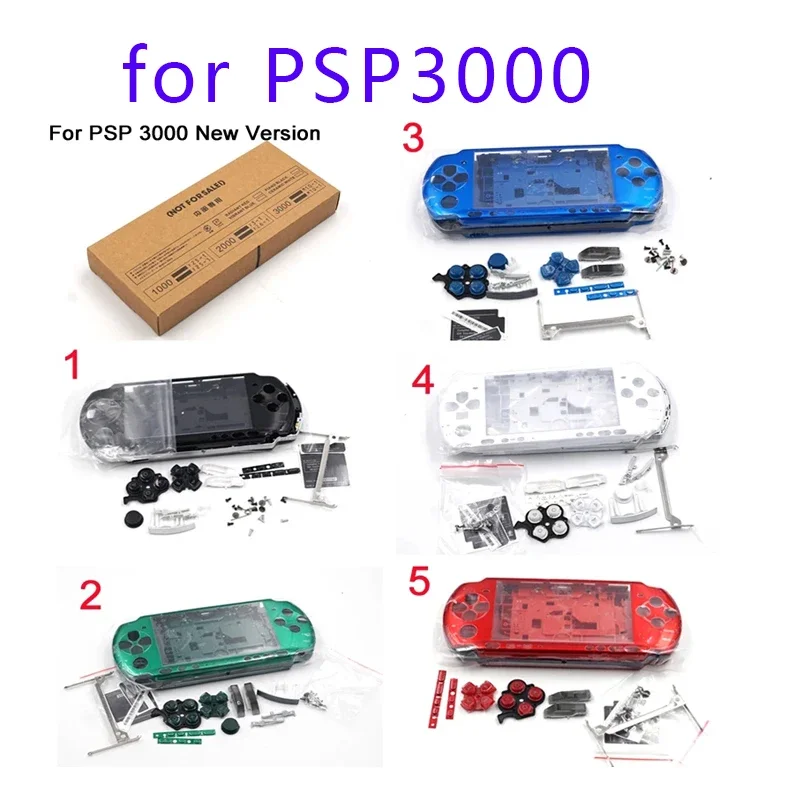 

Original High Quality for PSP3000 PSP 3000 PSP 3006 Console Full Housing Shell Cover Case Button Kit Replacement Accessories