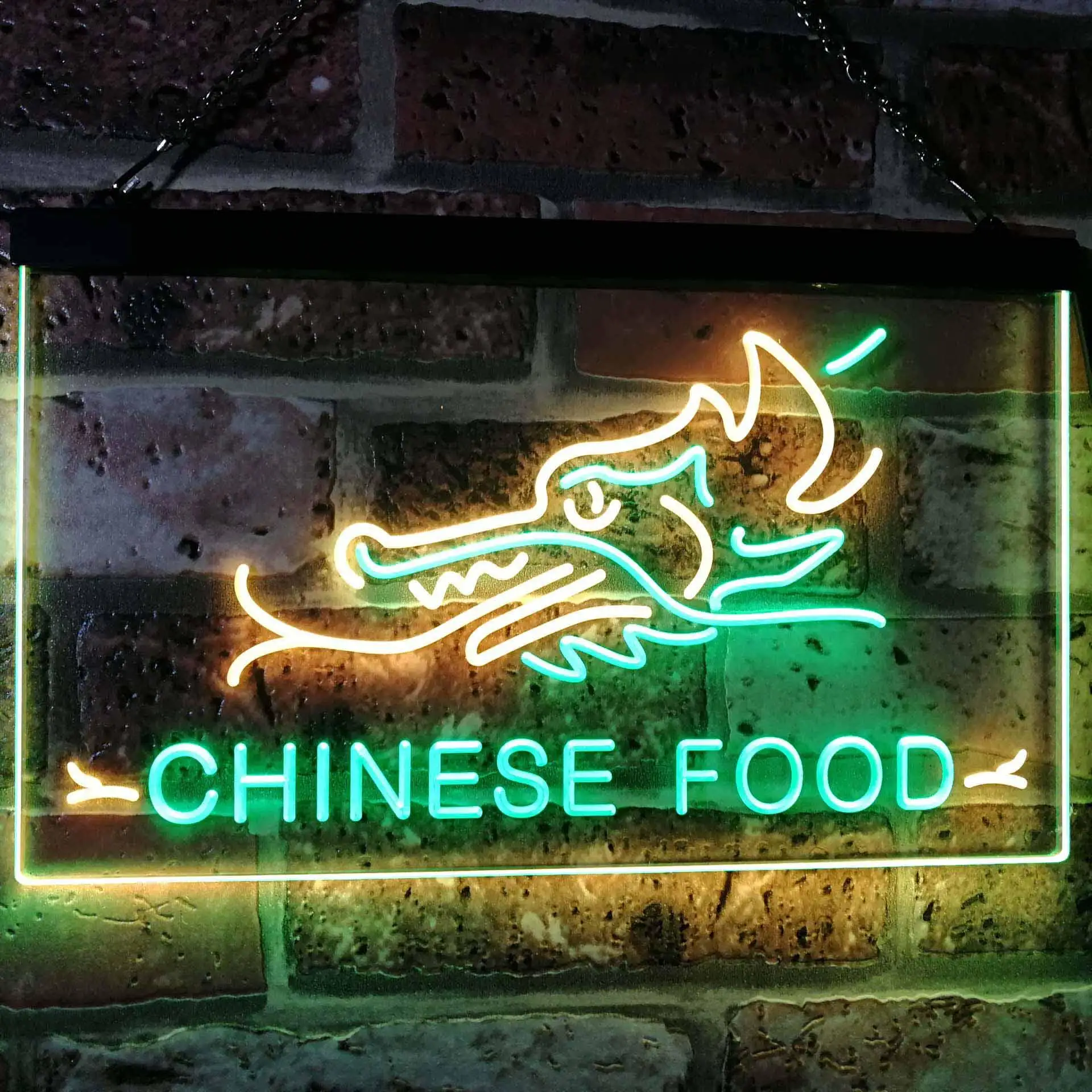 

Chinese Food Dragon Decor Dual-color LED Neon Sign st6-i3096