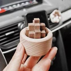 Small Woodpile Fireless Aromatherapy Essential Oil Diffuser Wood Bedroom Home Indoor Diffuser Stone Ornaments