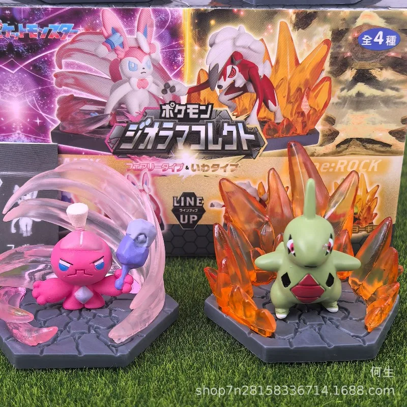 ของเล่นโปเกมอนแบบกล่องสุ่ม รุ่นฉากไฟ ฟิกเกอร์อนิเมะ บรอนซอร์ วารูม เมลทัน ราลท์ ตุ๊กตาฝึกทักษะ ของเล่นเด็ก ของขวัญ