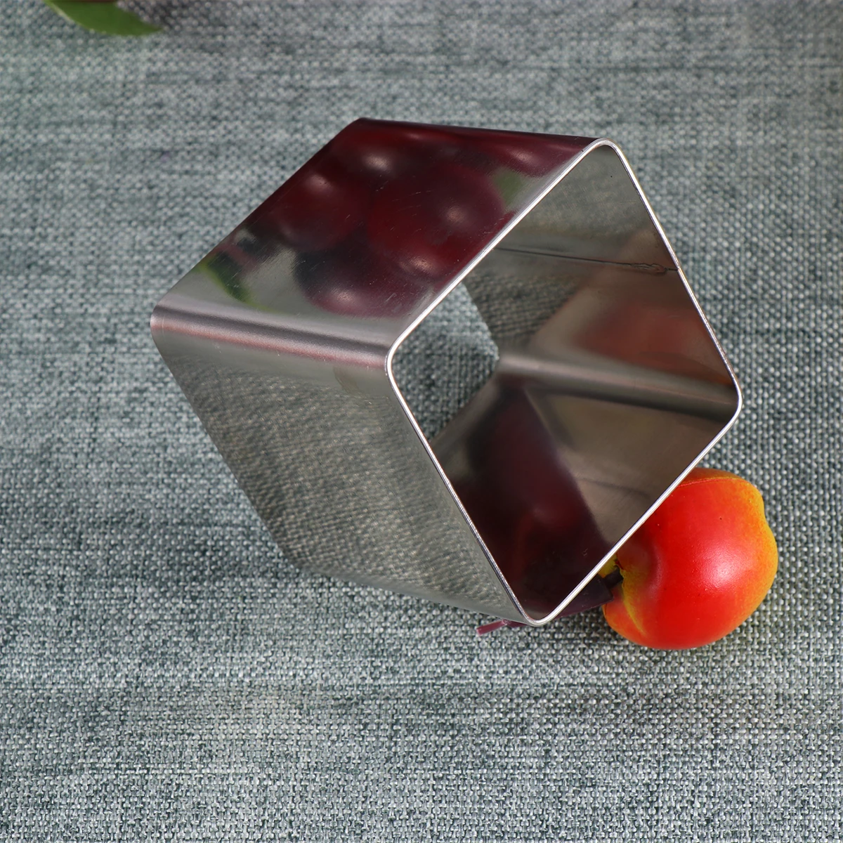 

Stainless Steel Cake Ring Square Mold Cutter Dessert Molds Rings for Baking Pastry
