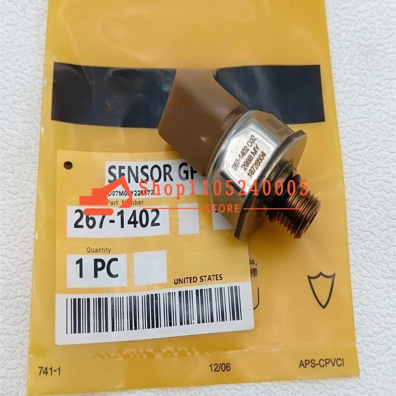 

267-1402 Excavator Electric Parts 324D 325DL 326D Pressure Sensor 2671402 For Sensor