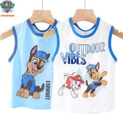 Genuine PAW Patrol Vest Kids boys Summer Casual Outfit bambini Baby Boy Girl Top senza maniche t-shirt Tees Toddler Top Outfits