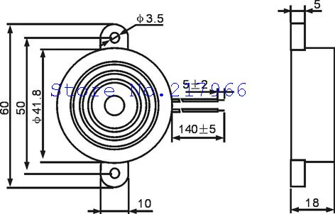 STDZ Piezo Buzzer  STD-4218  12V 24V  9-15V    Alarm sound    Music Sound