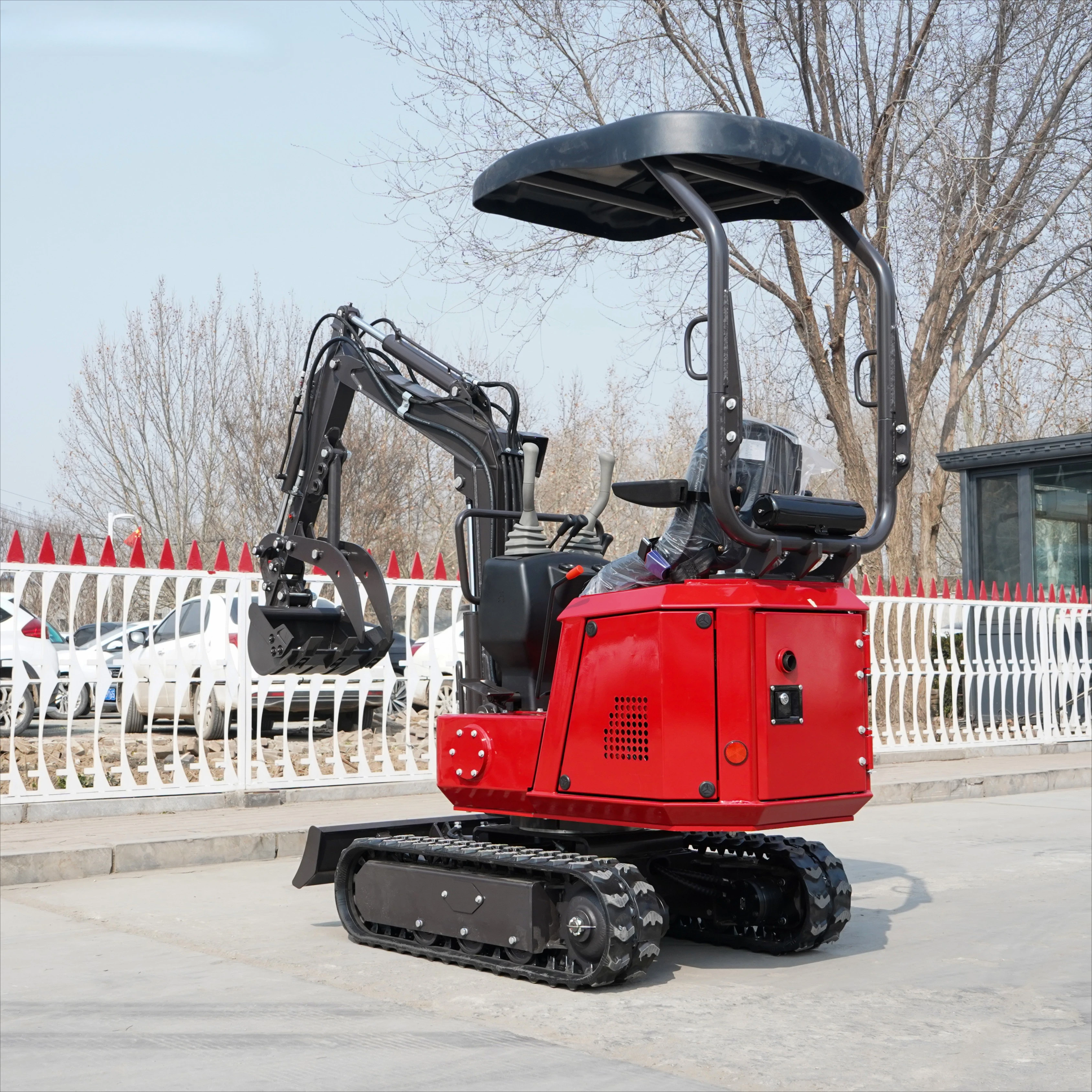 Mini Excavator 0.8 Ton 1 Ton New Mini Excavator Digging Hydraulic Small Micro Digger Machine Prices for Sale