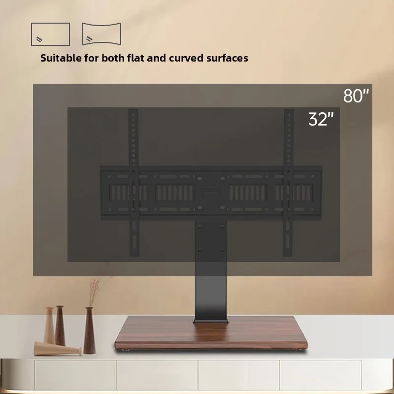 Universal Desktop LCD TV Base Monitor Stand Fit 32 37 40 43 50 55 65 75 Inch Television Replacement Support Bracket
