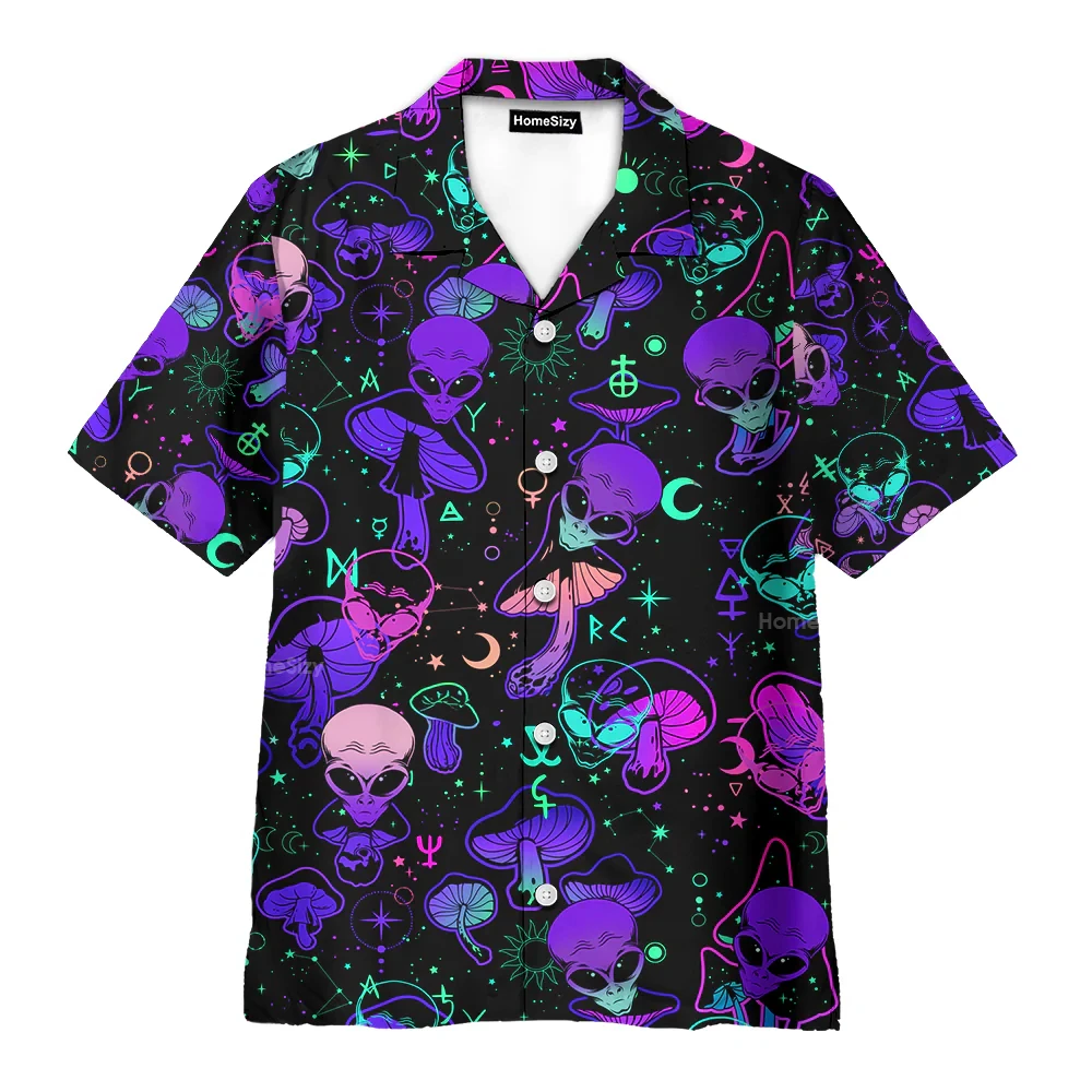 Fashion Hawaiian Man Shirt Clothing Funny Bigfoot 3D Print Popular Men Shirts Summer Fashion Carnival Party Shirt Man Clothes