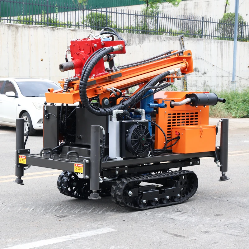 Customized Crawler Mounted Well Drill 200M Deep Hydraulic Power Diesel Driven Precise Positioning Water Well Drilling Machine