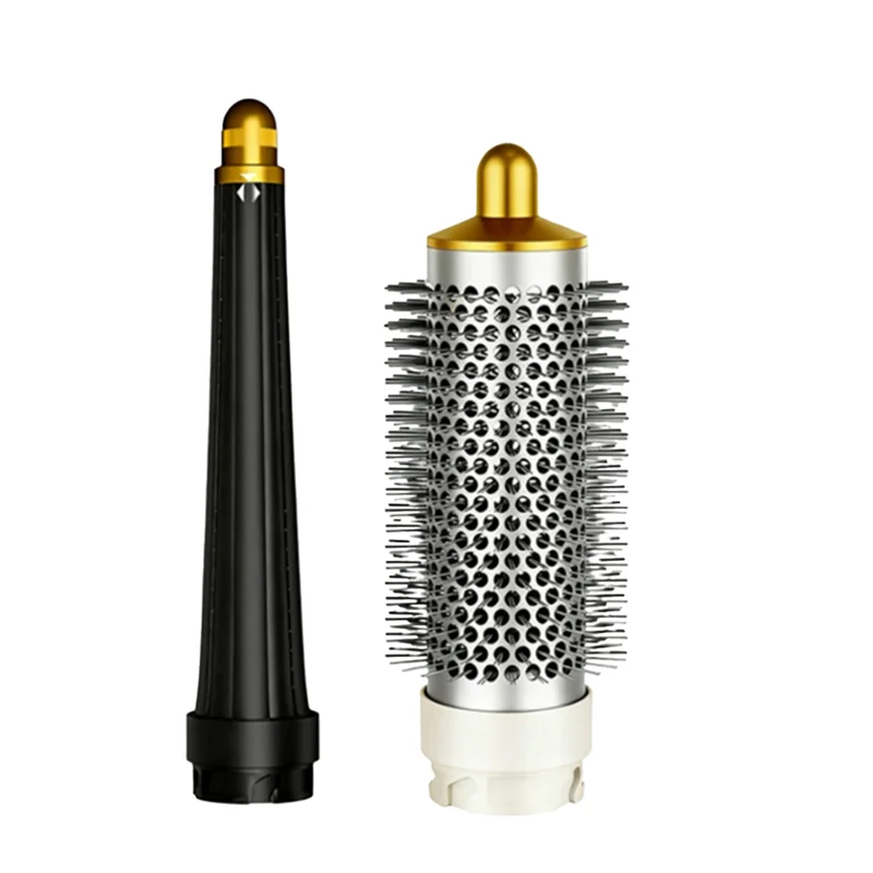 

【SELL FAST 】Round Brush For Shark Flexstyle Blow Dryer Attachments- For Straight, Wavy, Curly& Coily Hair Gold