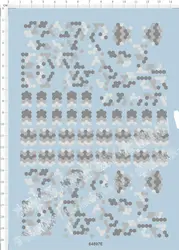 Honeycomb Digital Camouflage CAMO GDM Model Kit Water Slide Decal 64897