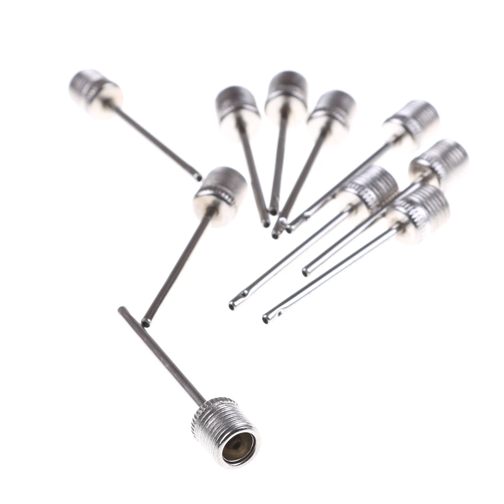 HUA HUA 10個入り インフレーターニードルピンノズル バスケットボール サッカーボール エアポンプ部品