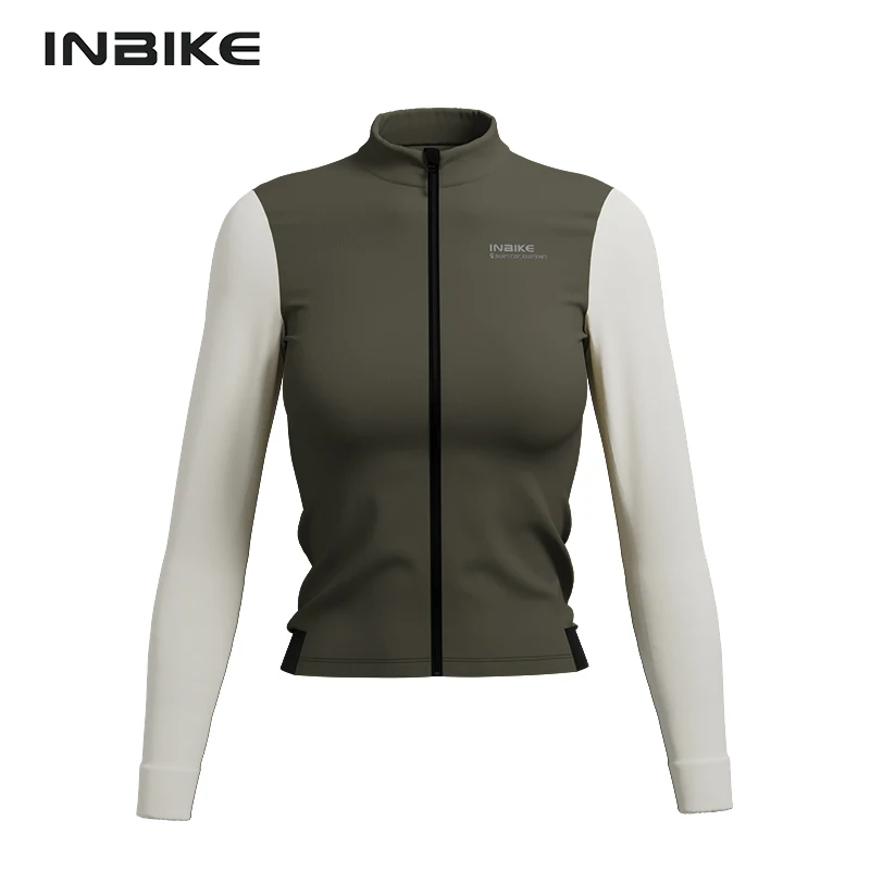 AliExpress INBIKE Winter Fleece Women's Long Sleeve Jersey Autumn Thermal Cycling Suit Mountain Road Bike