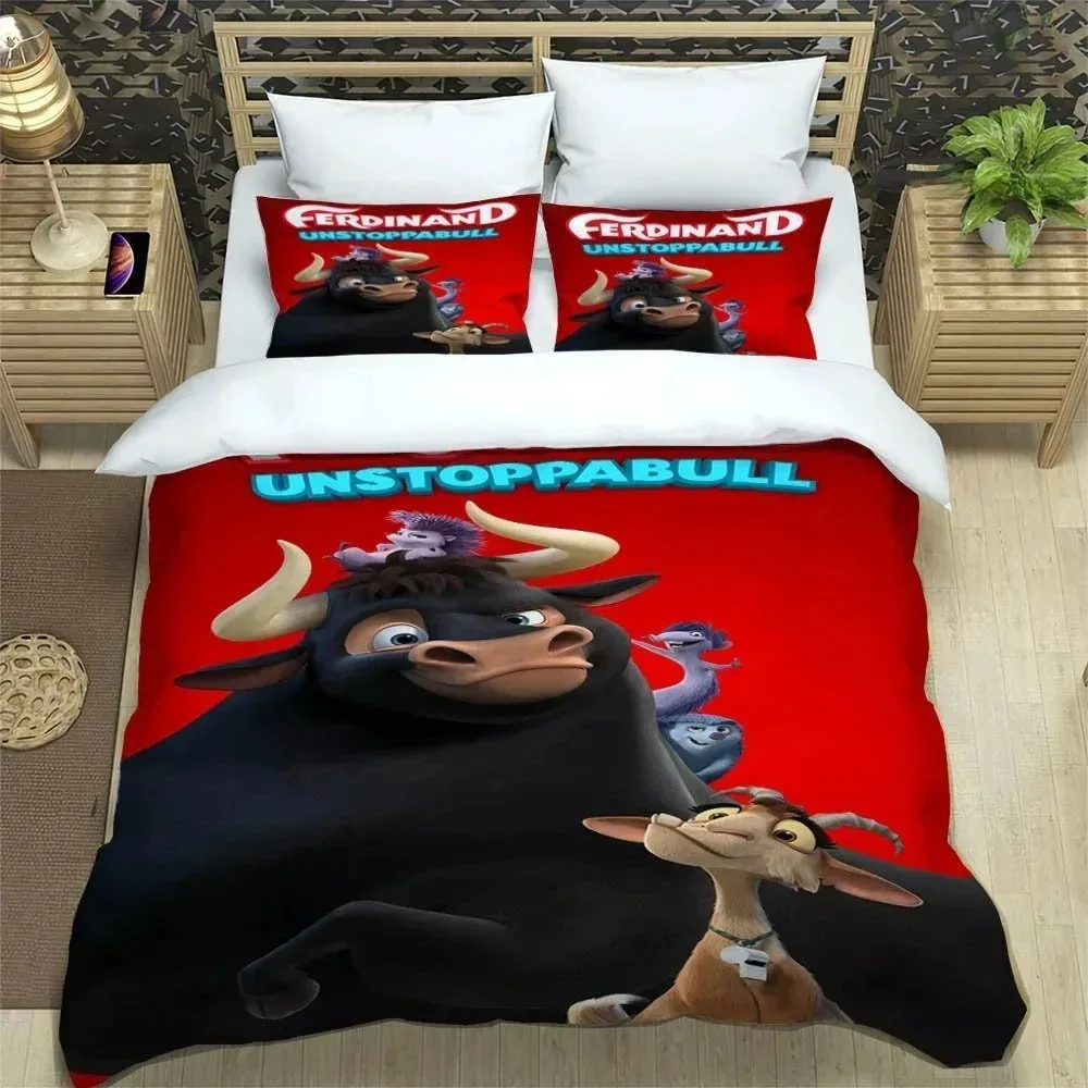 

3D Print Cartoon Ferdinand Bedding Sets Exquisite Bed Supplies Set Duvetcover Bed Comforter Set Bedding Set Luxury Birthday Gift