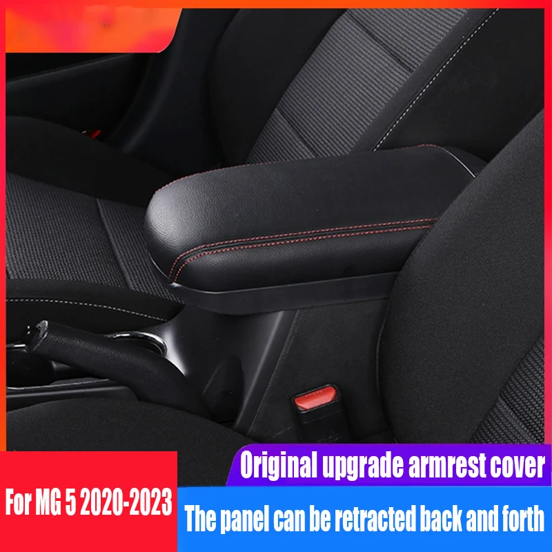 For MG 5 2023 2022 2021 2020 Car armrest box cover raised extended and extendable modification accessories