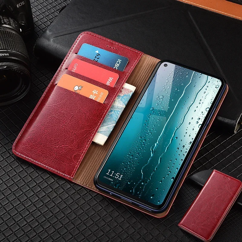 

Magnet Genuine Leather Skin Flip Wallet Book Phone Case Cover On For poko Poco X3 X4 X5 X6 Pro Neo 5G NFC PocoX6 X 3 4 5 6 256