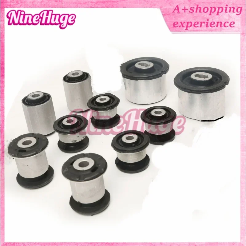 10pcs Upper Lower Control Arm Bush Bushing Set 97034379205 For Porsche Panamera 3.6L Platinum 4.8L S 97034124502 97034124501