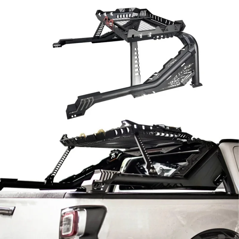 Heavy Duty 4x4 Universal Pickup Roll Bar Roof Rack Exterior Parts Fit DMAX