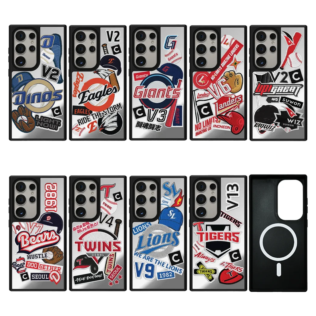 حافظة سطح مرآة كورية لهاتف جالاكسي S23 S24 S25 Ultra Plus S25U S25+ مع MagSafe #1