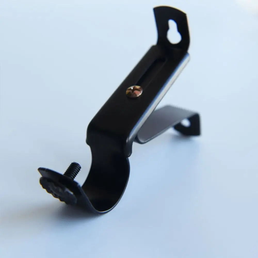 Curtain Accessories Metal Curtain Rods Bracket Adjustable Fixed Curtains Rod Support Holders Durable Hanger Hook Home