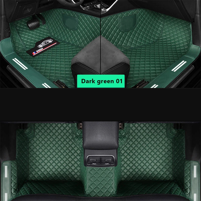 Custom Fit Car Floor Mats Interior Accessories Artificial  Leather For Most Car Model Carpet  5 Seats For 95% Vehicles-Full Set