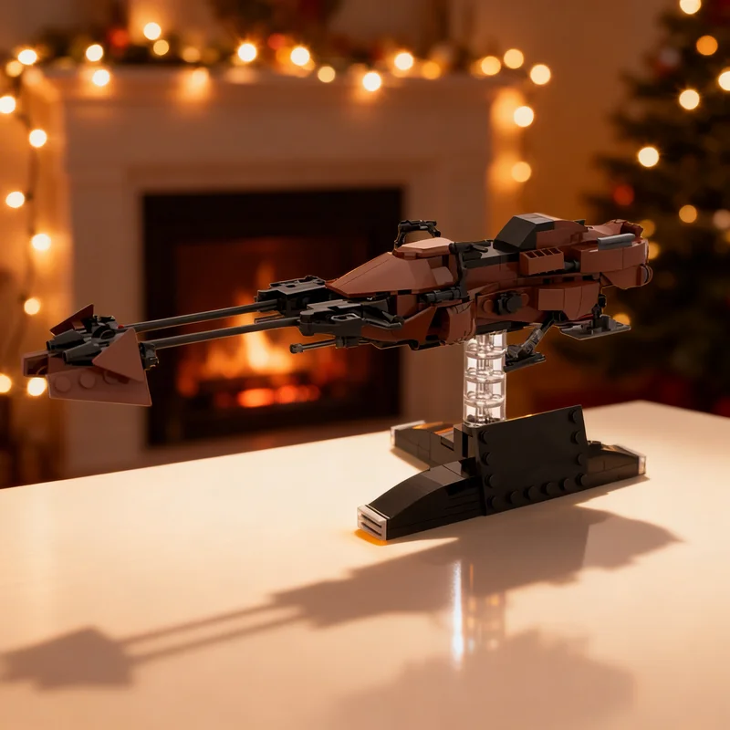 

199pcs MOC Imperial Speeder Bike Star Battle Model Building Blocks Creative DIY Gift Display Decor Assemble Premium Adult Kids