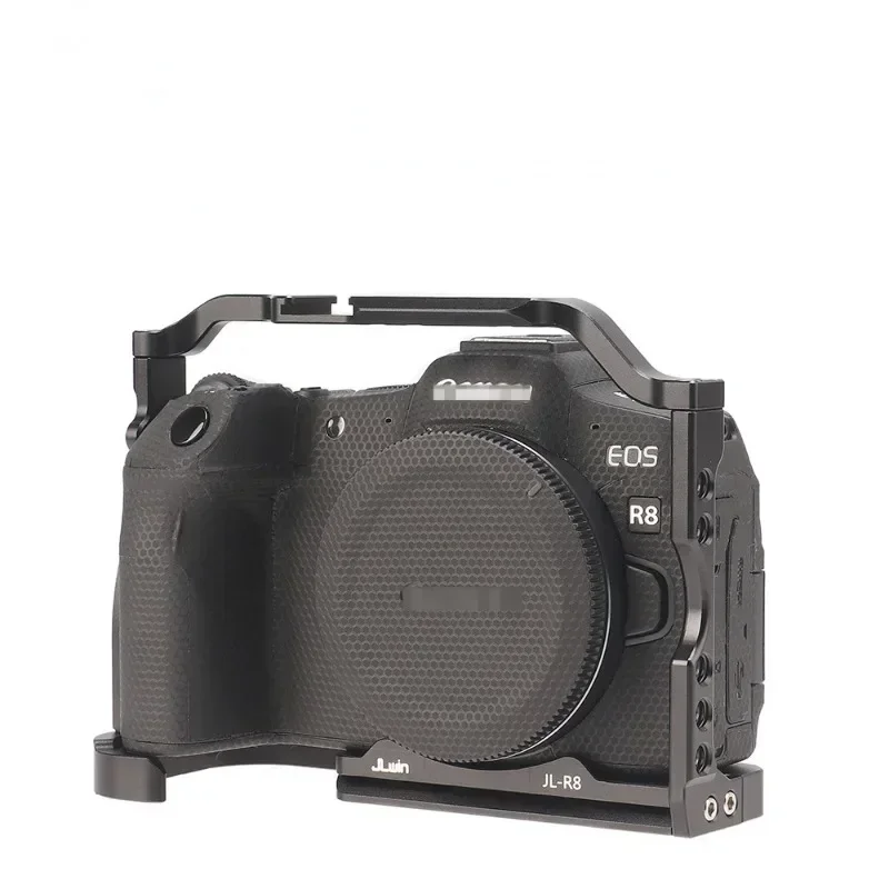 

Camera Cage for Canon EOS R8 Rabbit Case Aluminum Alloy Extension Full Frame with Cold Shoe Mount for Microphone Led Light