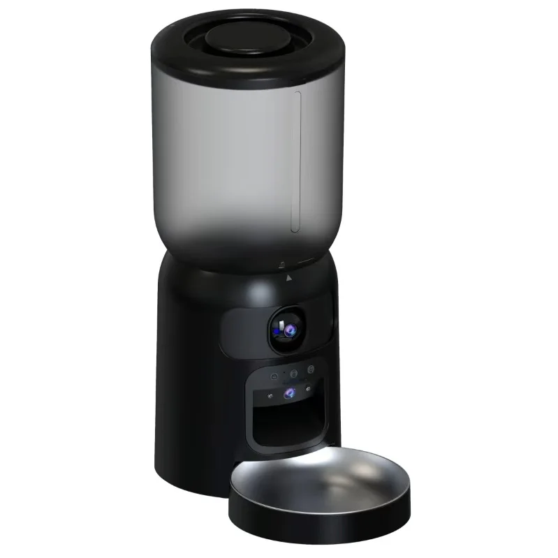 

STLFSmart Wi-Fi and AI Pet Tracking with 2 HD Cameras Pet Feeder App Remote Control Automatic Pet Dog Cat Feeder