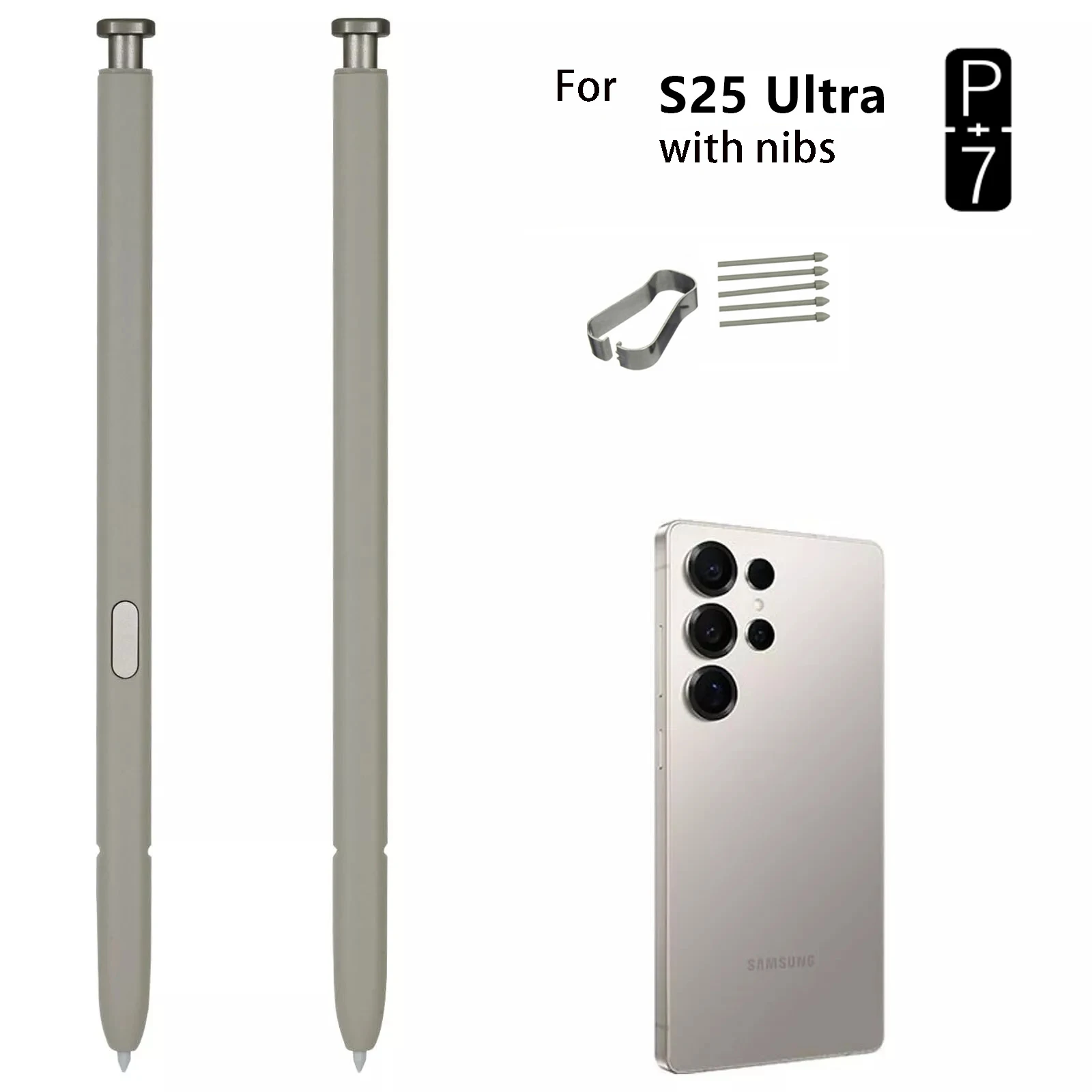 P+7 Stift für S25 Ultra, Ersatz für Samsung Galaxy S25 Ultra S938B S938U, Stylus S Pen, Touchscreen-Stift, SPen, ohne Bluetooth. – Detail 7
