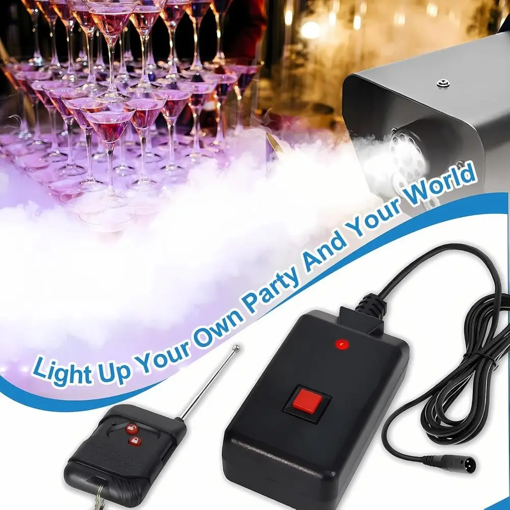400W/500W/900W/1500W Fog Machine Remote Control 2Buttons/4Buttons 3 Pins XLR DJ Stage Receiver Replacement XLR Receiver Concert