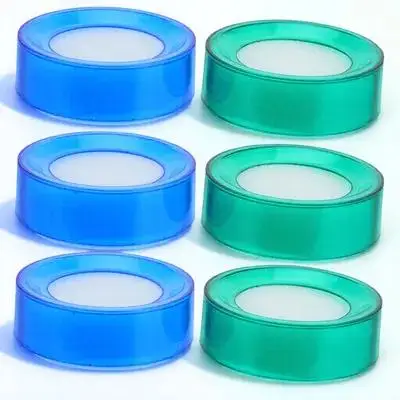 6 szt. Gąbki do palców, nawilżacz do palców, gąbka do nawilżania, kubek do nawilżania do liczenia pieniędzy, sortowania dokumentów, narzędzie dla kasjera, losowy kolor