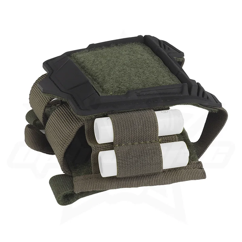 High-Performance Helmet Battery Pack - Versatile Auxiliary Bag, Elastic Strap Design for Hunting and Outdoor Use