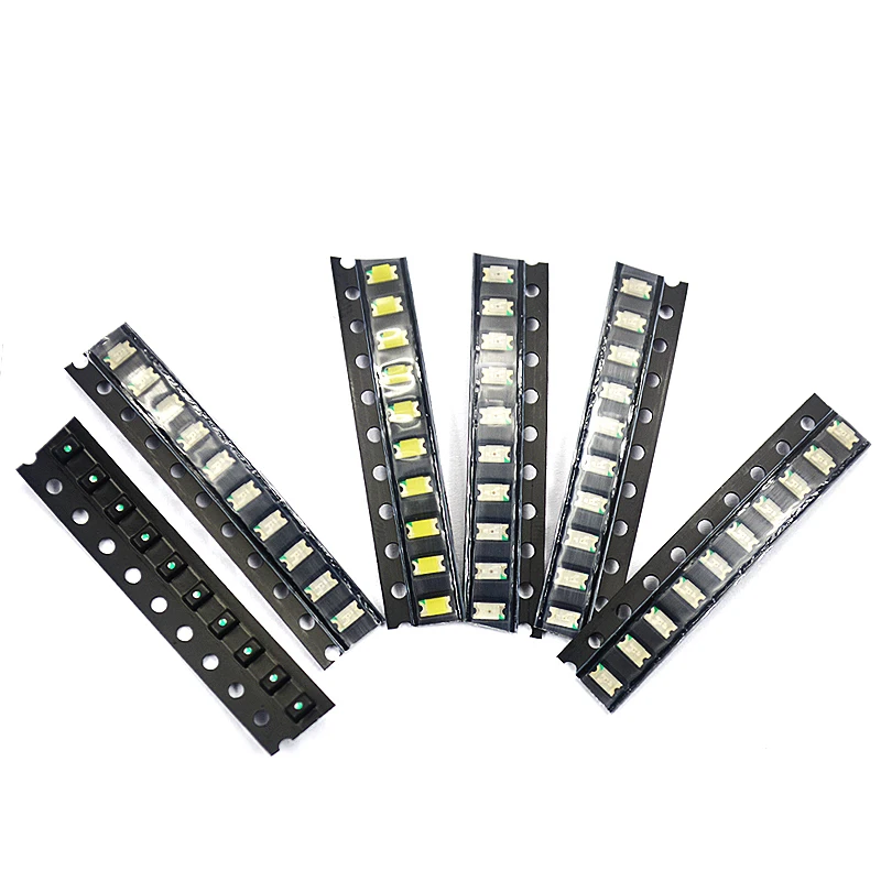 100PCS LED Yellow Green 0402 0603 0805 1206