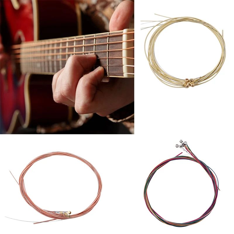 High Quality Guitar Strings Classical Guitar String Set Pure Copper Strings E-A For Acoustic Folk Guitar Classic Guitar