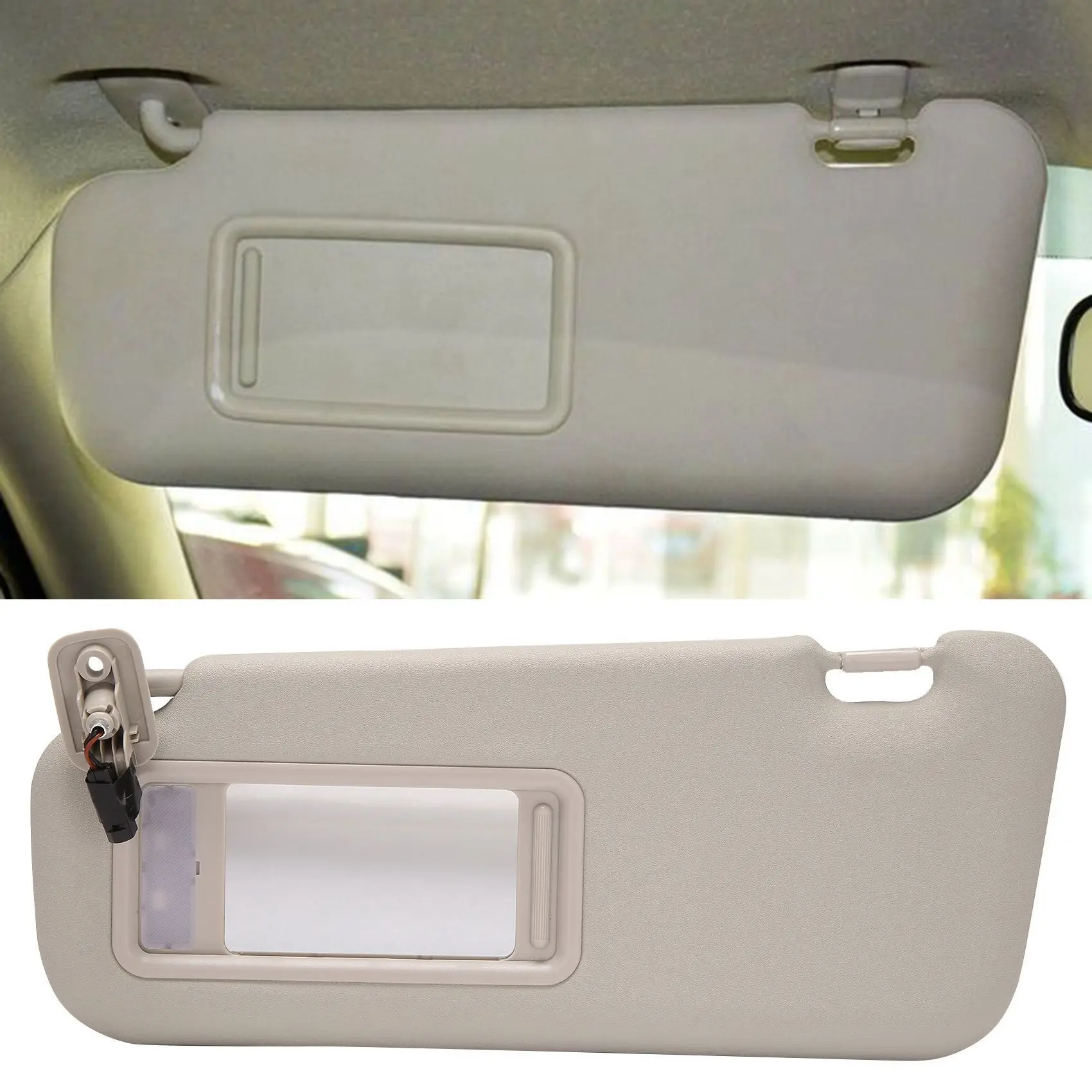 

Car Left Driver Side Sunvisor Sun Visor for Mazda 3 Hatchback 2010-2013 BBM2-69-320C-75