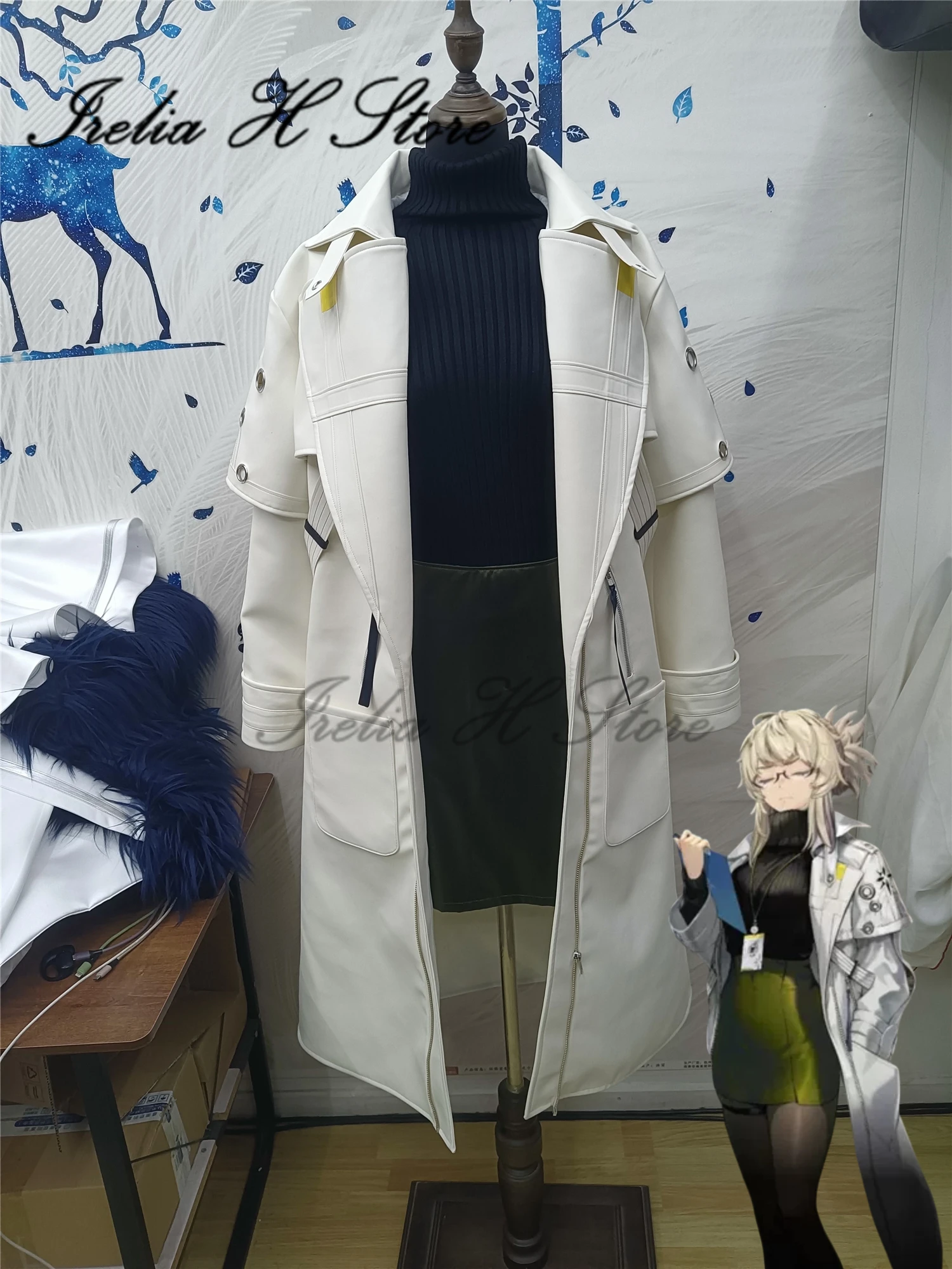 

Irelia H Store Abby from Ni KK E Abby Cosplay Costume women Custom size made