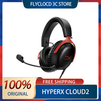 HyperX Cloud2 Headphones wired HIFI stereo ergonomics microphone 7.1 Sound track Custom Headphones PC esports game gifts