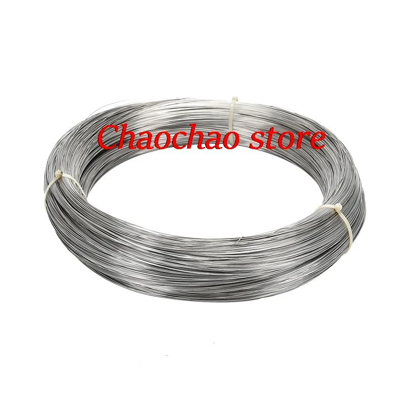 100m/lot 0.1mm 0.2mm 0.3mm 0.4mm 0.5mm 1mm 304 Rolled Soft Stainless Steel Wire Bright Cold Drawn Wire SS Thread DIY