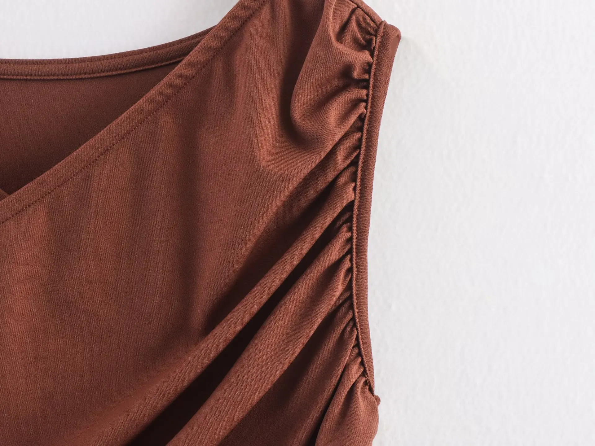 Women's Summer Sleeveless Wide Leg Hollow Jumpsuit Turtleneck Pleated Jumpsuit Casual Slim Fit Summer Elegant Outfit