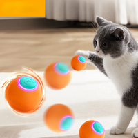 Cat Toys Smart Interactive Cat Bouncing Ball Automatic Rolling Ball Training Self-moving Electric Toy Dog Pet Accessories
