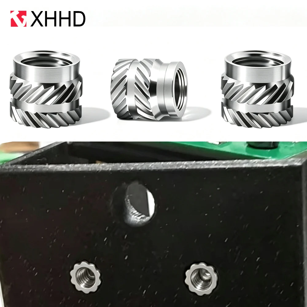 Heat Insert Nut M2 M2.5 M3 M4 M5 M6 M8 M10  Hot Melt Insert Knurled Nuts Double Twill Injection Embedment Nut for 3D Printer