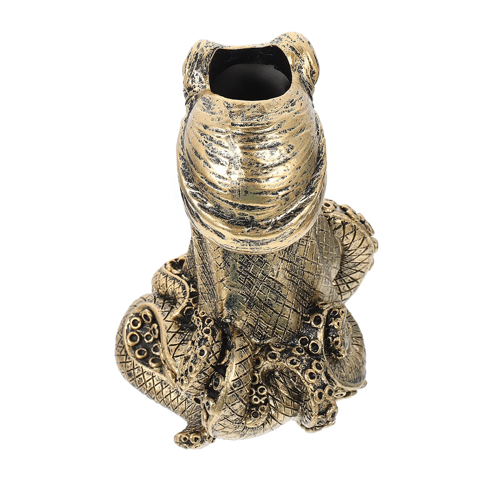 

Octopus Tabletop Decoration Flower Vase Retro Pot Shape Holder Planter Statue Vintage