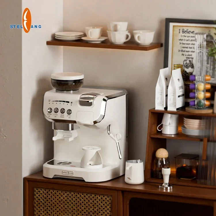 

Electric Soft Pod Freshly Ground Coffee Machine 19bar 6 in 1 Multi Coffee Machine for Business