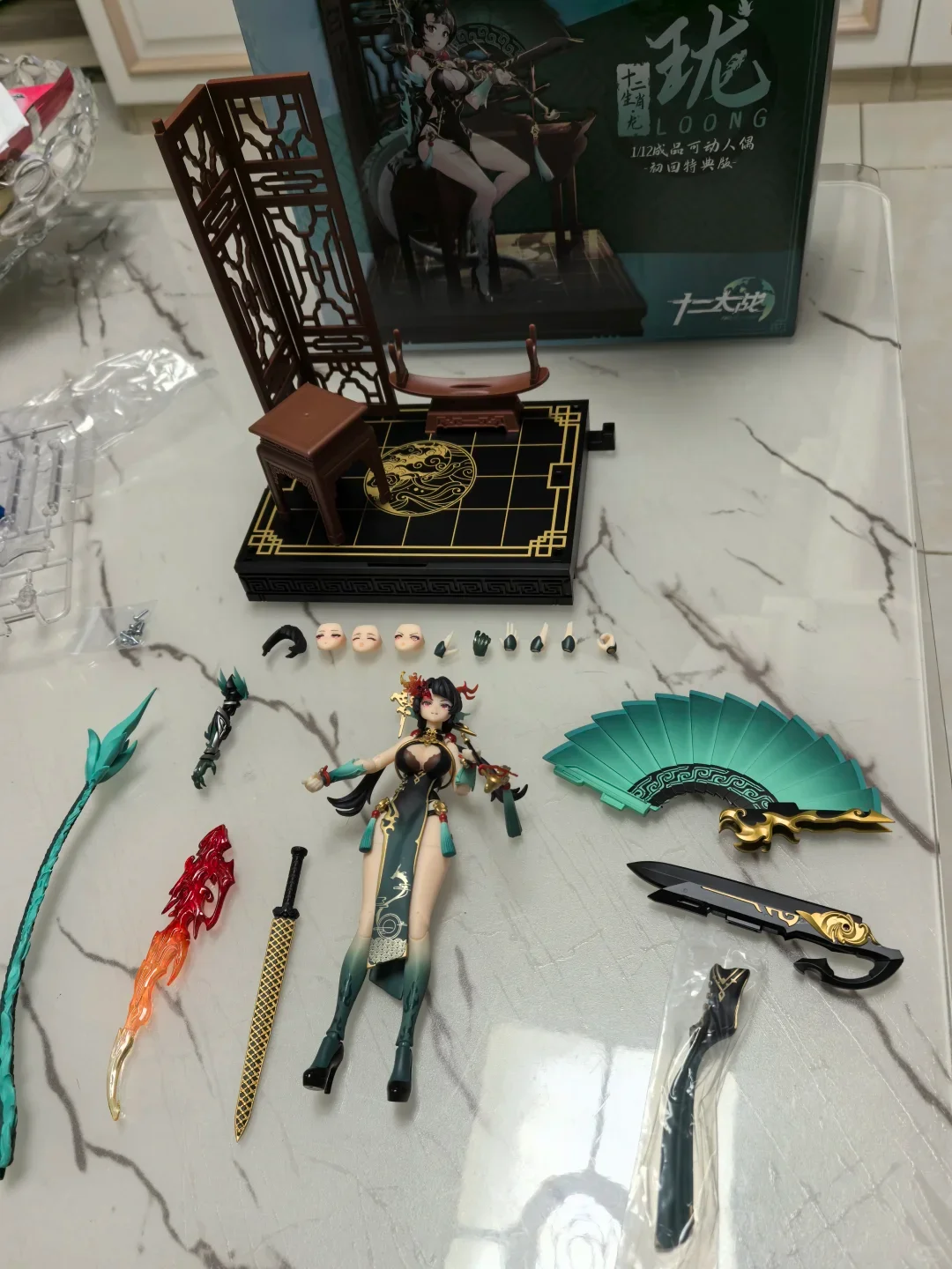 Nieuw Op Voorraad Originele CANG-TOYS Originele Kamp van "The Twelve Great Wars" Serie LOONG Anime Action Figure Model speelgoed Collectie
