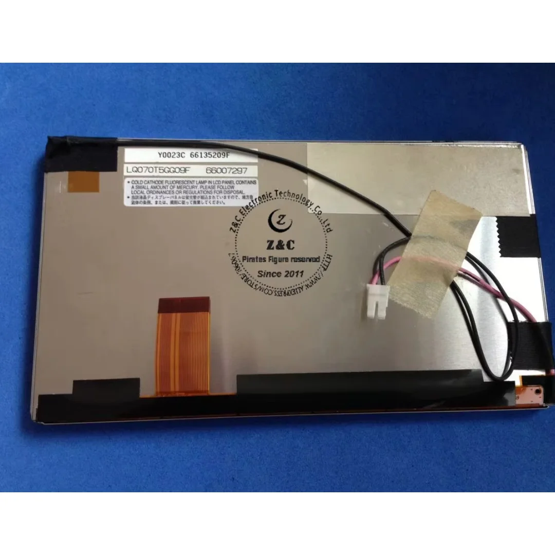 

LQ070T5GG09F LQ070T5GG09 Оригинальный высококачественный 7-дюймовый ЖК-экран класса A+ для системы GPS-навигации