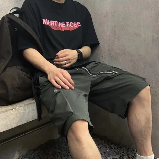 

Hap Outdoor Quick Dry Shorts Casual Straight Leg Six-Part Pants Summer Leisure Trousers with Pockets Youthful Vitality Style