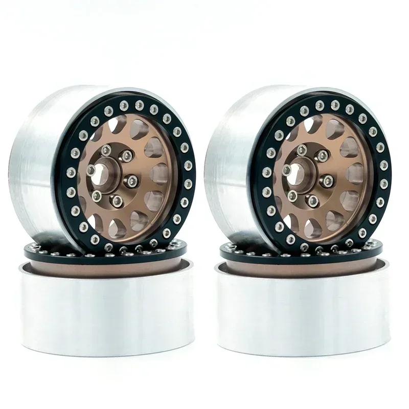 

4PCS Metal 1.9 Beadlock Wheel Rim Hub for 1/10 Trxs Hsp Redcat Rc4wd WRAITH Tamiya Axial SCX10 D90 HPI RC Car Spare Part