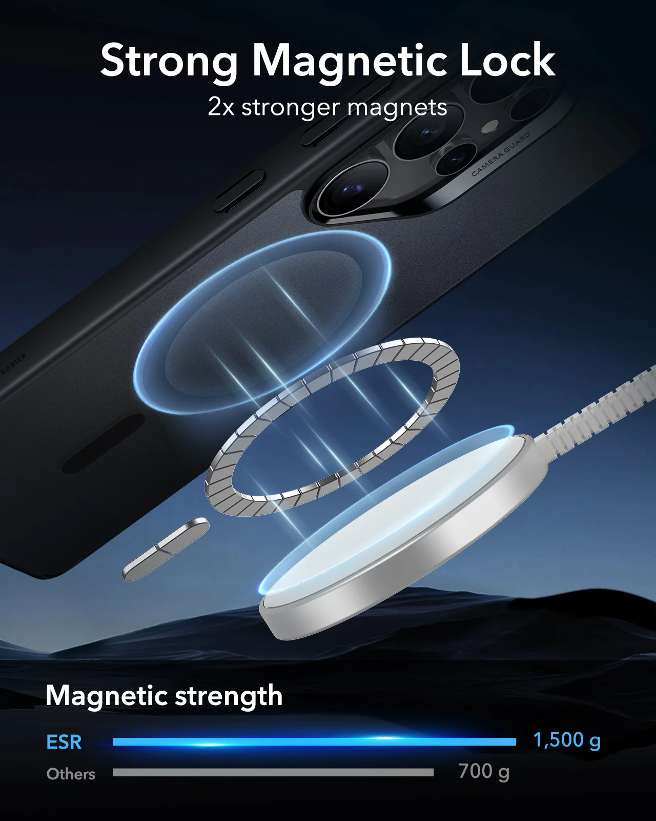 ESR for Galaxy S25 Ultra Phone Case with MagSafe Back Cover for Samsung Galaxy S25 Plus Back Phone Cover