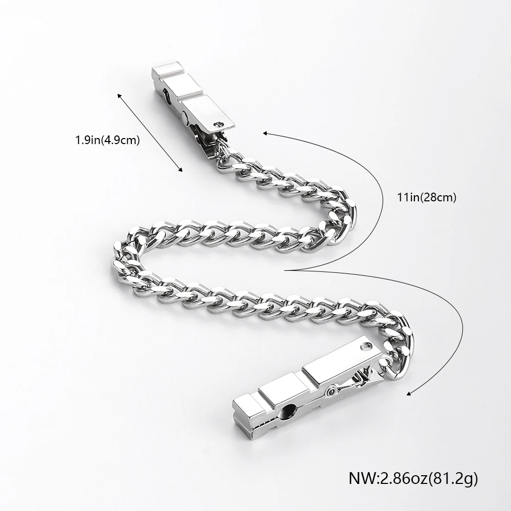 Nipple Clamp With Chain Which Is Made Of 316 Steel High Quality Sliver Sex Nipple Clamp For Women Adult Sex Toys